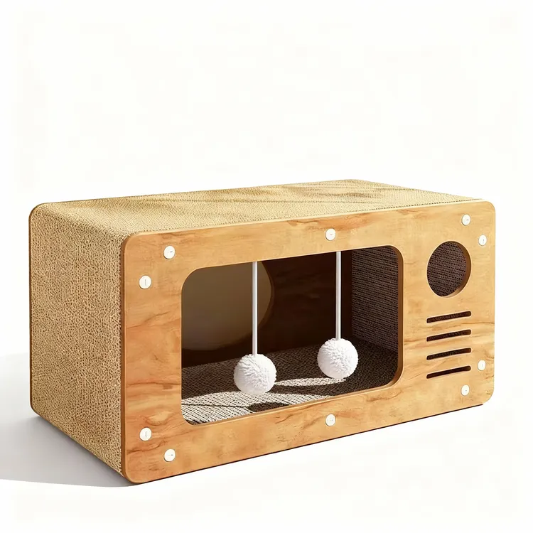 耐磨宠物耐抓冬季家用猫窝睡觉窝保暖猫窝室内别墅猫窝冬季抓板