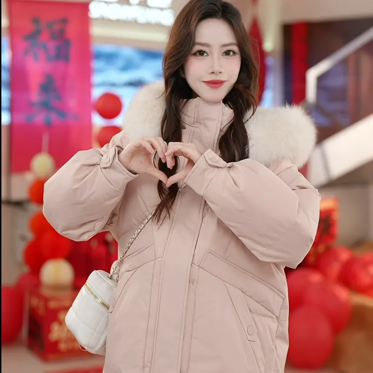 【官方正品】雪中飞新款中长款羽绒服女款降温福利GQX40140862