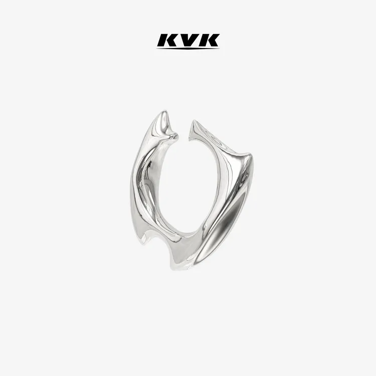 KVK 铜合金耳饰 【cortis安乾镐同款】CLASSIC基础系列内凹基础耳夹