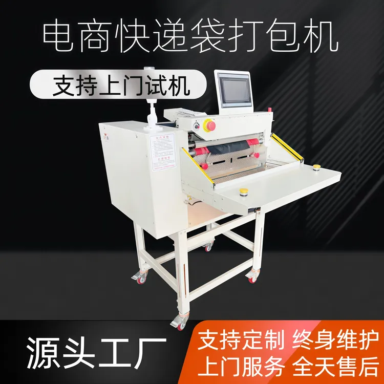 服装打包机快递袋打包机自动智能打包机贴单一体机连卷袋包装机