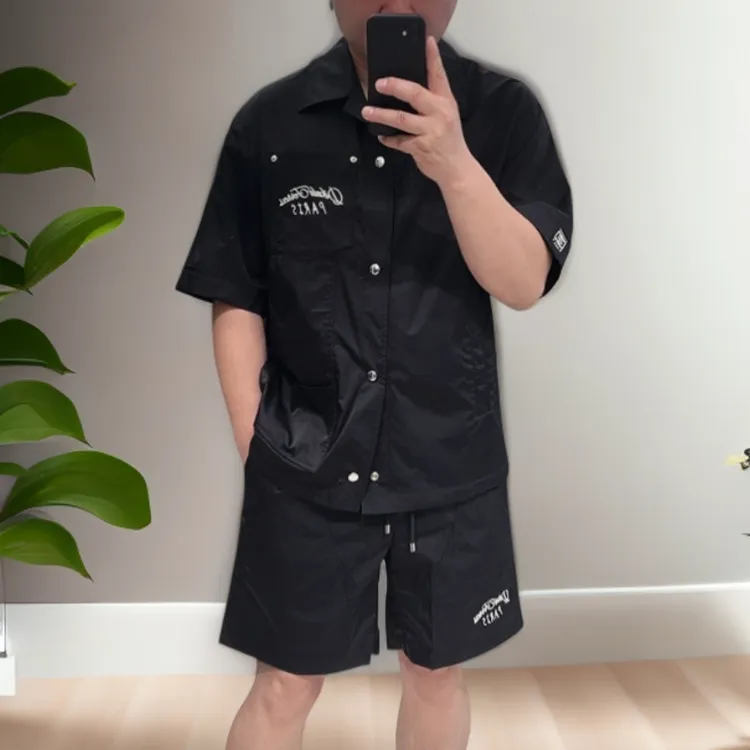 正品迪卡里奥费雷52TZ951A+D夏季轻奢缎面轻奢痞帅男装舒适优质