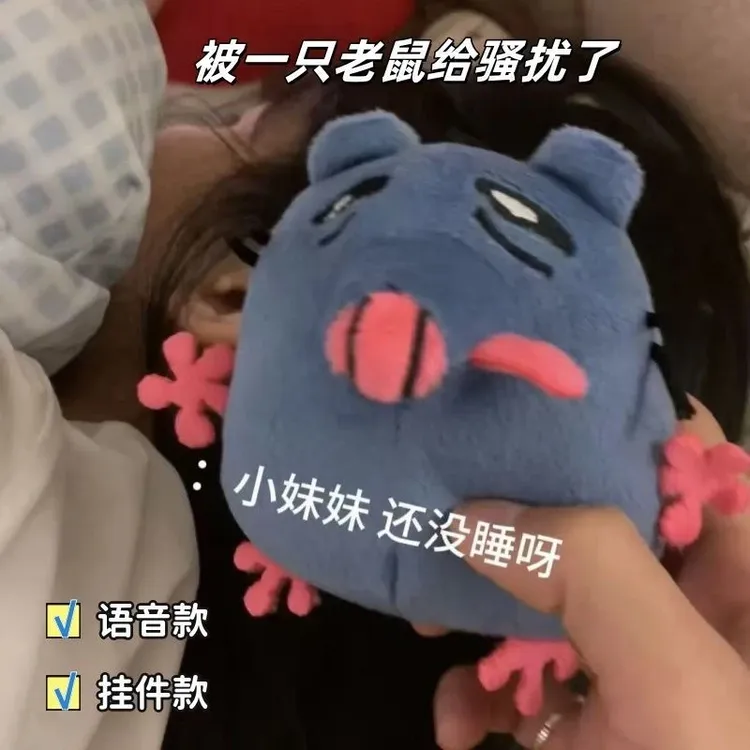 毛绒玩具发声小老鼠可发声创意玩偶抽象猥琐搞怪送好朋友闺蜜礼物