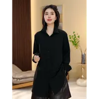 BEIJU 2025新款时尚气质休闲百搭显瘦轻奢洋气减龄德绒衬衫女8601