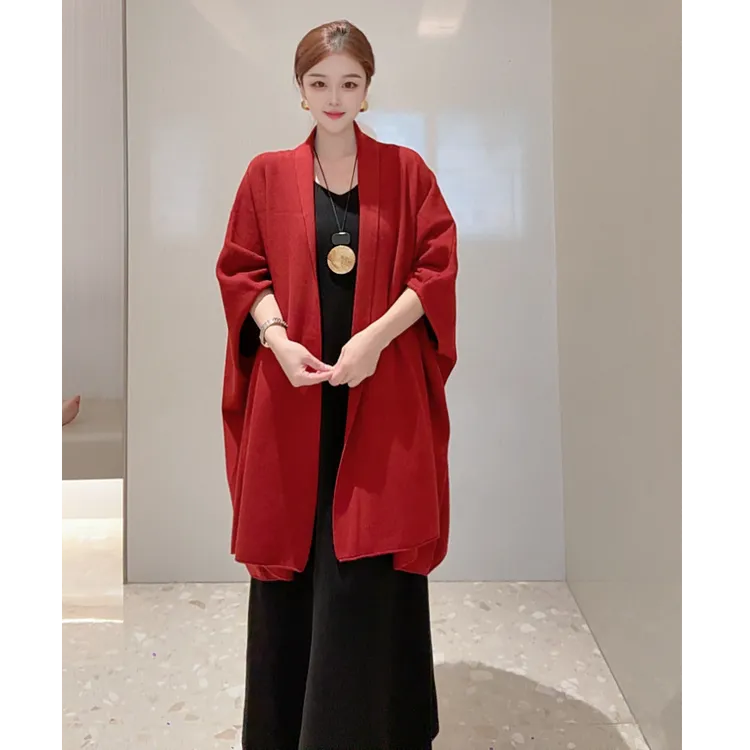 G.M秋冬老钱风宽松型开衫款毛针织衫#85031