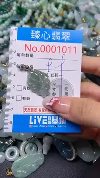 【闪购商品】翡翠颈饰未镶嵌含绳0001011