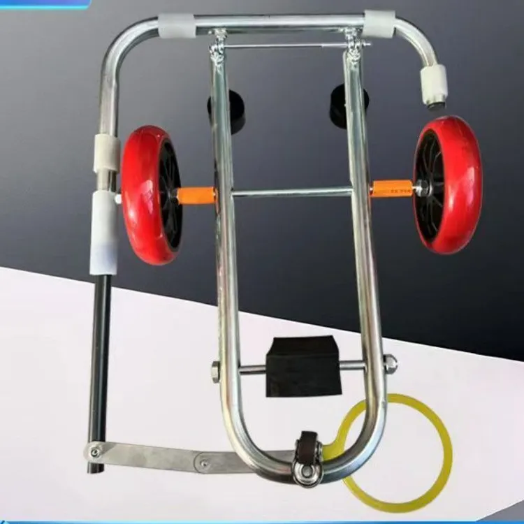 便捷马桶安装神器折叠小车助力定位轻松移动安装必备