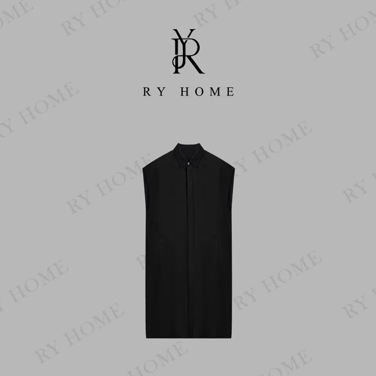 【容雨RYHOME】100精纺亚麻“行走空调”显瘦坎袖连衣裙252L1375