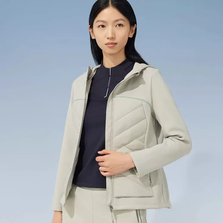 【琥珀流光】RAPIDO秋冬女士休闲日常抽绳连帽3M科技棉服CP4938P03