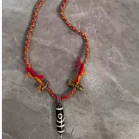 纯铜布艺项链 麻绳天竺项链古风设计