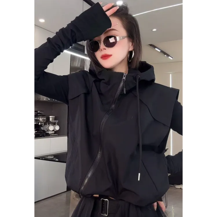 【琳琳原创】18800#潮酷风工装马甲