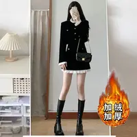 【加绒加厚】【两件套】高级感两件套装裙子女装搭配一整套时尚6389