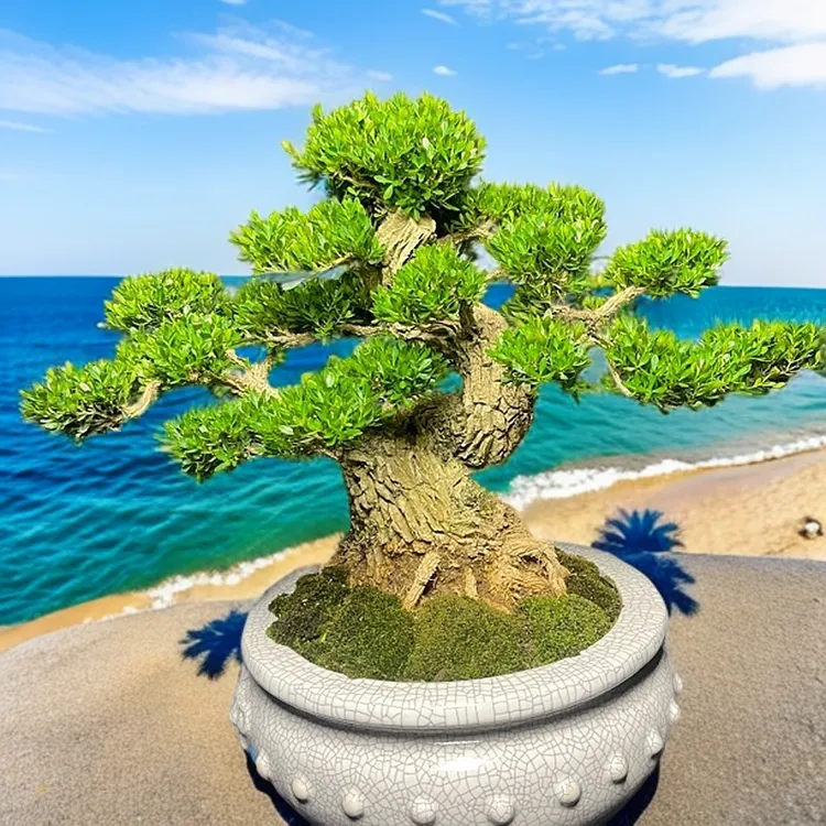 黄杨盆景盆栽花卉绿植高端景观微盆景意境桩石湾盆家居摆件造景