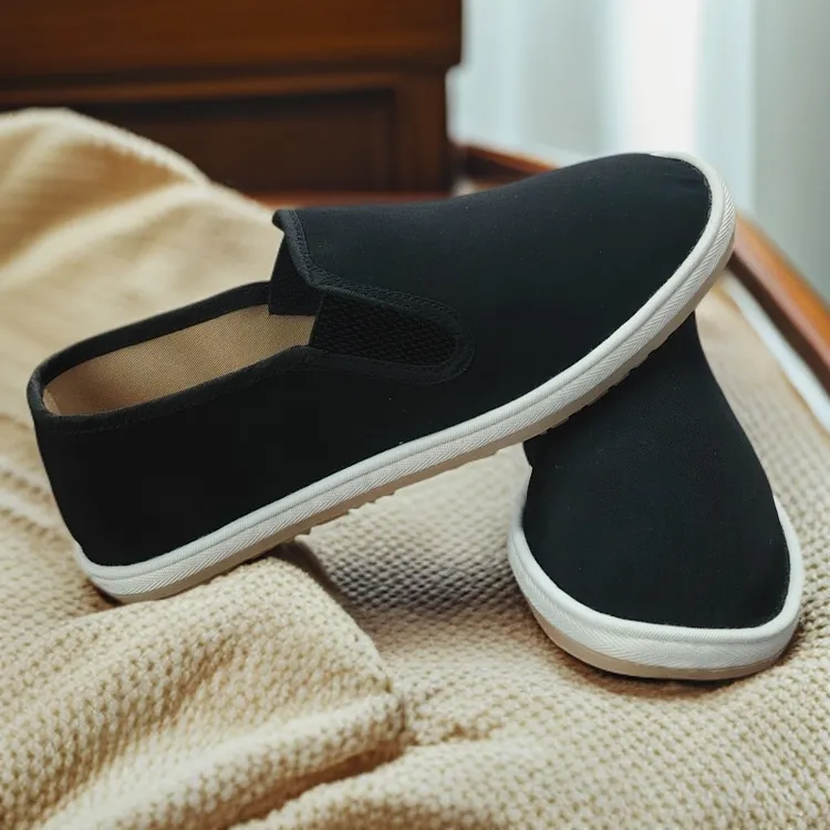 经典老北京工艺布鞋加厚千层底软层软面休闲开车鞋耐磨透明舒适鞋