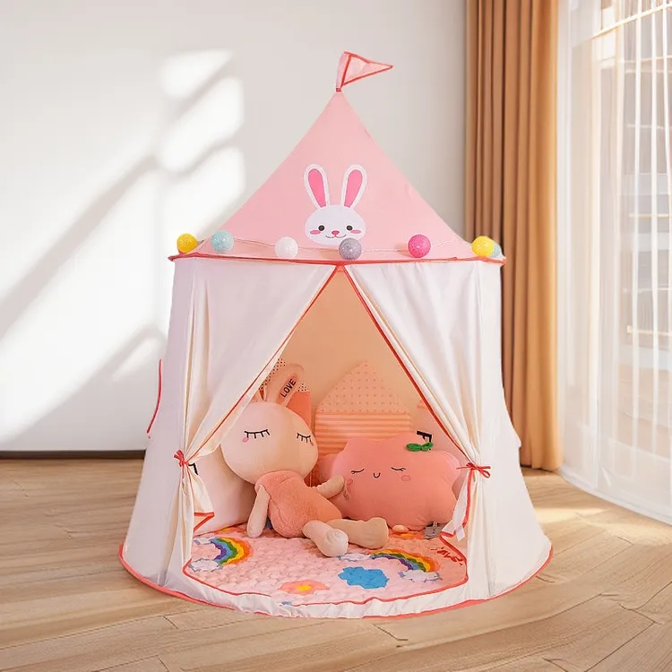 儿童帐篷室内外公主城堡游戏屋折叠便携小屋男孩女孩宝宝玩具房子