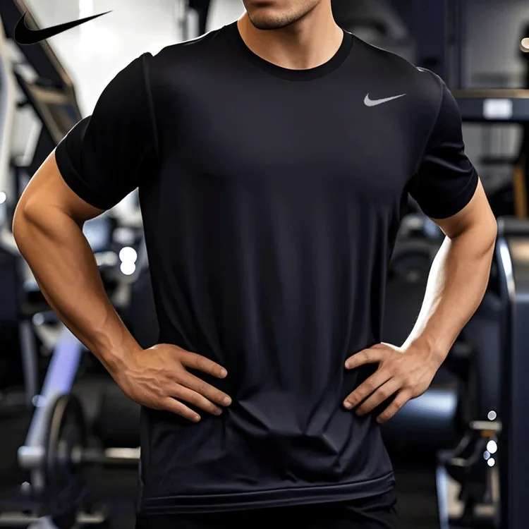 NIKE耐克短袖男夏新款跑步训练透气快干T恤圆领篮球运动服HF0507