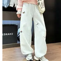 NE2025春款刺绣腊肠狗束脚卫裤9316 Q