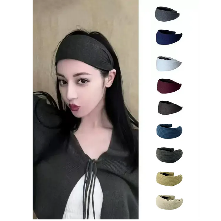 【迪丽热巴易梦玲同款】SOUL HUG设计师 宽口发箍气质 S404D1274310