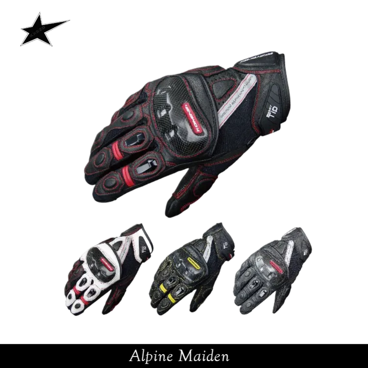 A星Alpine Maiden四季骑士手套摩托车赛车机车防护碳纤保护防摔男