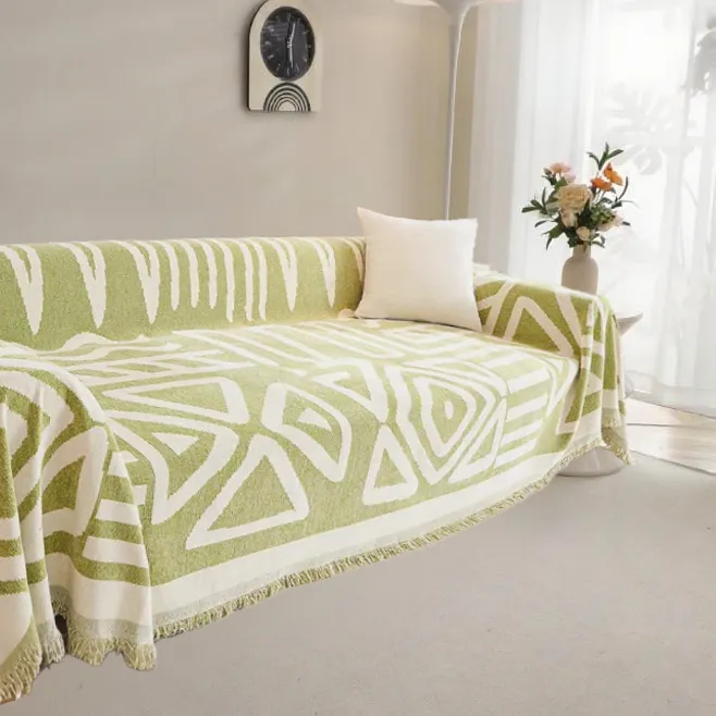 【波西米亚】雪尼尔四季通用防滑全盖全包一片沙发布全盖盖布沙发毯