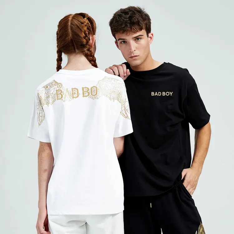 【104】BAD BOY金色翅膀T恤BWY24104