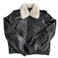 EANSSY G秋冬新款机车皮衣毛领时尚皮夹克外套三店NA2508N016
