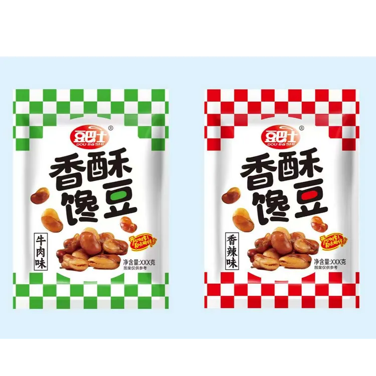 豆巴士香辣味牛肉味香酥蚕豆休闲零食追剧下酒好选择