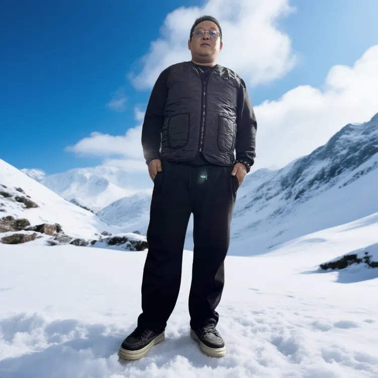 休闲风拉链男士修身保暖背心马甲大码v领休闲保暖秋冬季