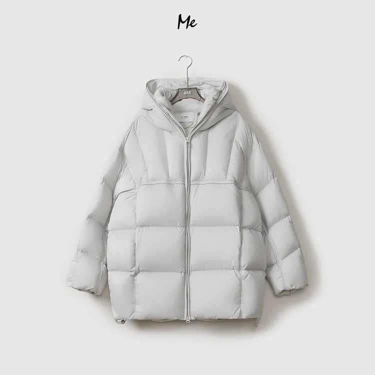 ME【双子星鹅绒服】白鹅绒保暖厚款高端百搭新款羽绒服MEQC3905
