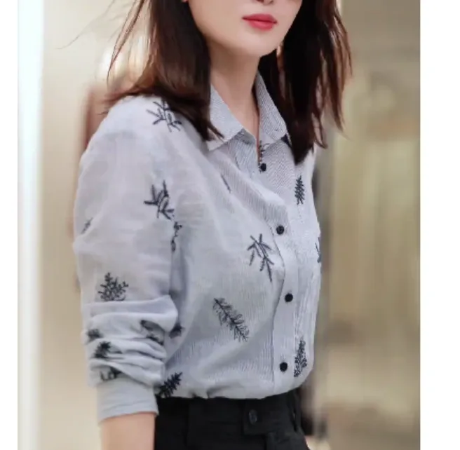 2025春季新款时尚女装网红潮流气质靓丽漂亮衬衫休闲乖yu