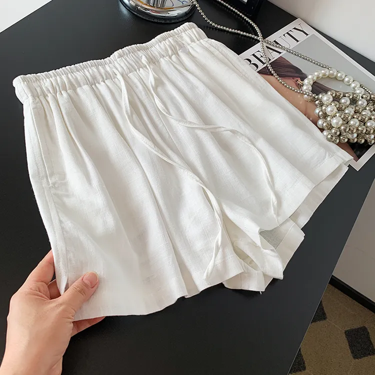 百搭显瘦小个子休闲短裤女2025夏季新款韩版慵懒风纯棉女装裤子夏