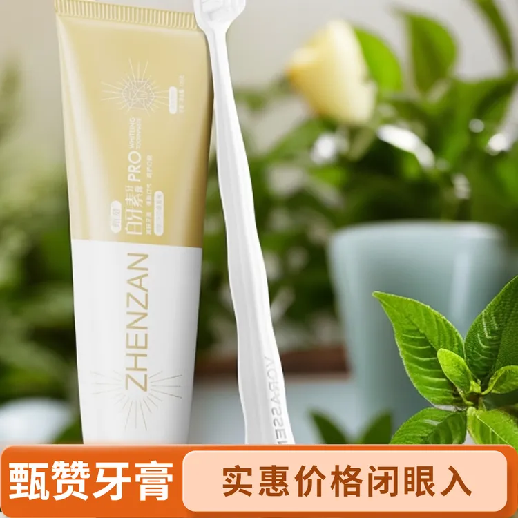 甄赞高品质白牙素护理牙膏