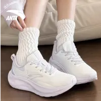 【安踏逸尘】跑鞋25年秋季男女缓震跑步鞋体测一体织跑步运动鞋女