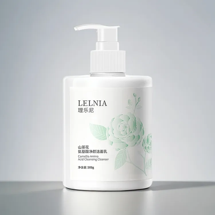 500g大容量山茶花氨基酸洗面奶温和深层清洁洁面乳保湿补水洁面乳