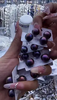 【闪购商品】淡水珍珠耳饰银S925镶嵌55 多样性发货  发其一