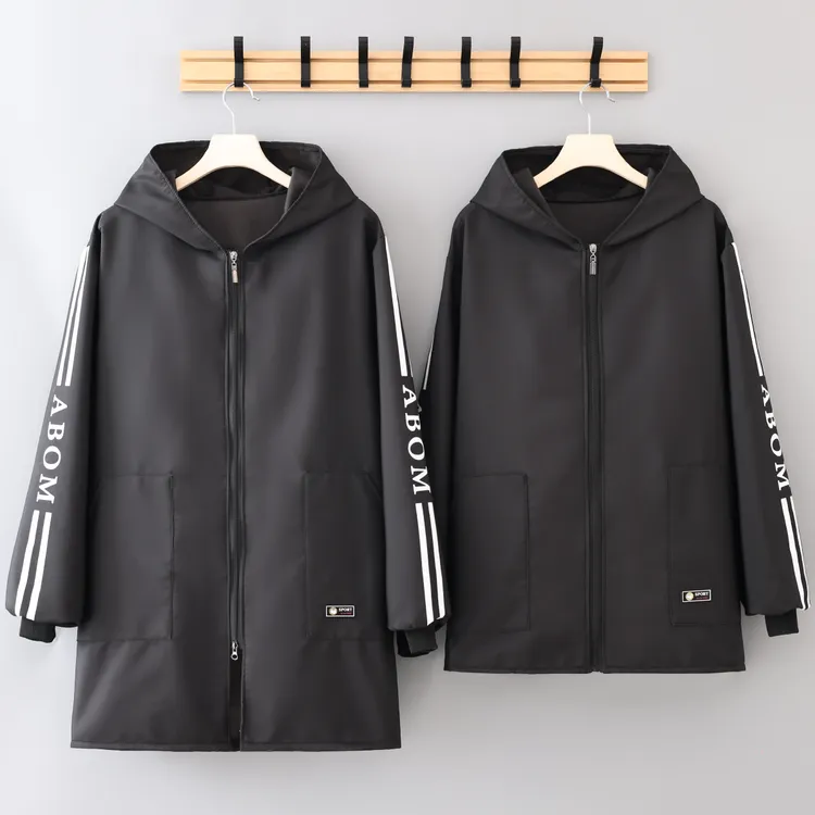 御寒保温围裙防泼水长袖罩衣车间上班户外干活防尘加绒保暖工作服