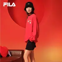【巴图&博谷优享】斐乐FILA情侣套头25春季针织长袖上衣F11U519202F