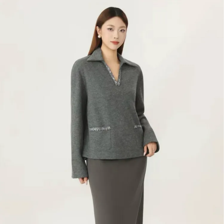 GIRDEAR/哥弟秋冬松弛慵懒搭套装羊毛衫130121