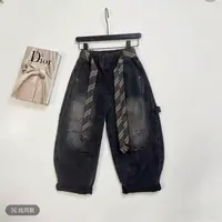 版型酷帅~2025秋季新款男童设计师款百搭休闲潮酷韩系牛仔裤10883