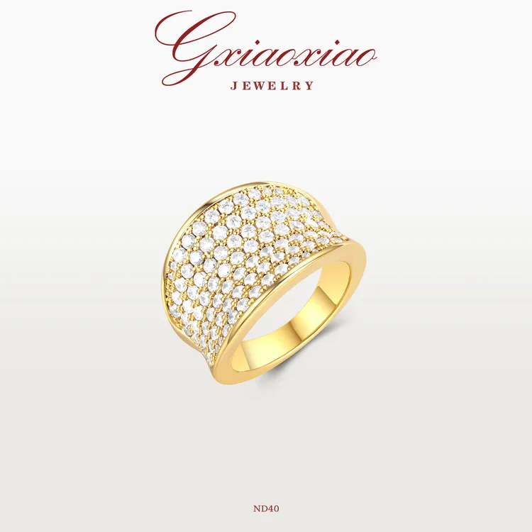 G XIAOXIAO戒指 轻奢气质高级感百搭满天星戒指ND40新年礼物