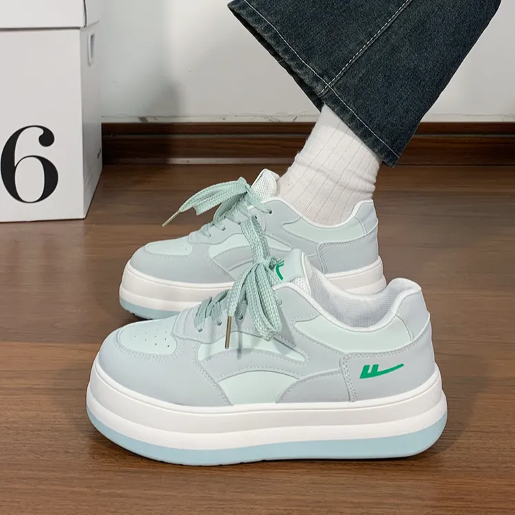 回力女鞋薄荷板鞋女新款小众原创百搭鞋子女厚底增高休闲小白鞋潮