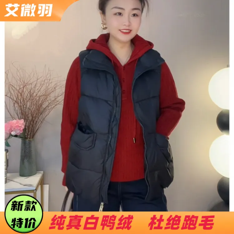 冬新款韩版短款时尚纯色百搭立领休闲女士马甲女款2025新款爆款