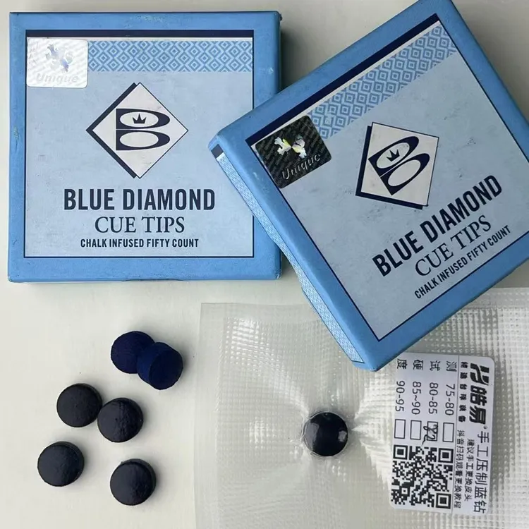 宾士域压制蓝钻皮头中八斯诺克小头杆皮头冲量放价，送皮头保护帽