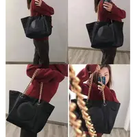 宝丫轻奢  T女式时髦百搭大容量购物链条单肩包K3831