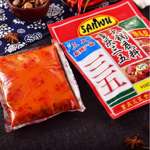 三五鲜香香辣麻辣重庆火锅底料150g家用火锅串串川菜底料