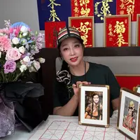 刘晓庆亲笔签名照