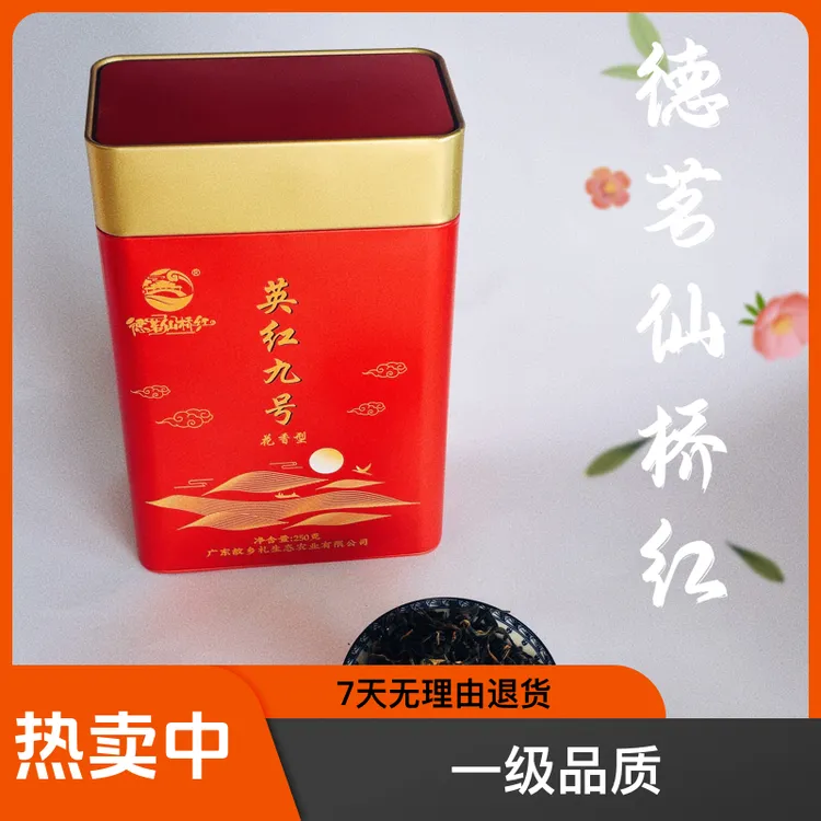 正宗一芽两叶英红九号 花果香 广东英德红茶配试喝装
