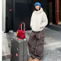 LRAM · 高腰垂感工装裤女显瘦休闲长裤宽松
