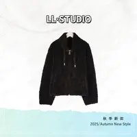 妙兮·LL冬季新款时尚慵懒风百搭宽松休闲气质毛毛外套*20252612