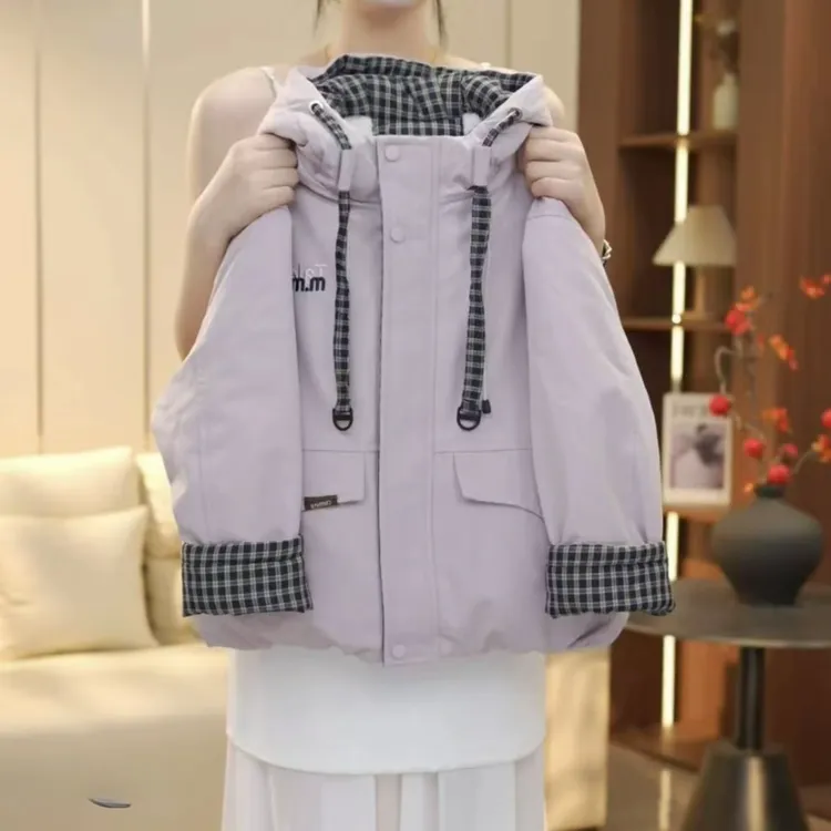 女童外套冬款2025新款儿童巨好看保暖上衣中大童女孩夹棉加绒衣服