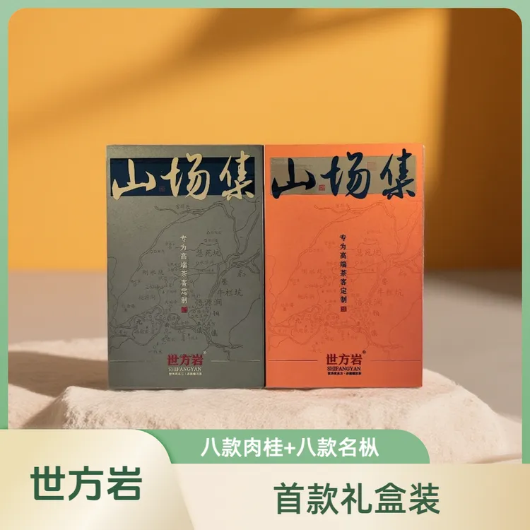 世方岩首款礼盒乌龙茶炭焙手工武夷岩茶肉桂醇厚甘爽送礼